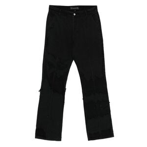 Who Decides War Black Denim - Bootcut Jeans Men